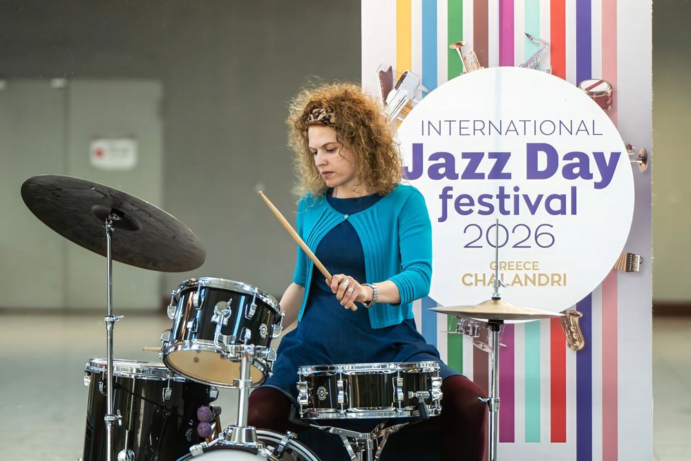 Στιγμή από το International Jazz Day Festival Χαλανδρίου